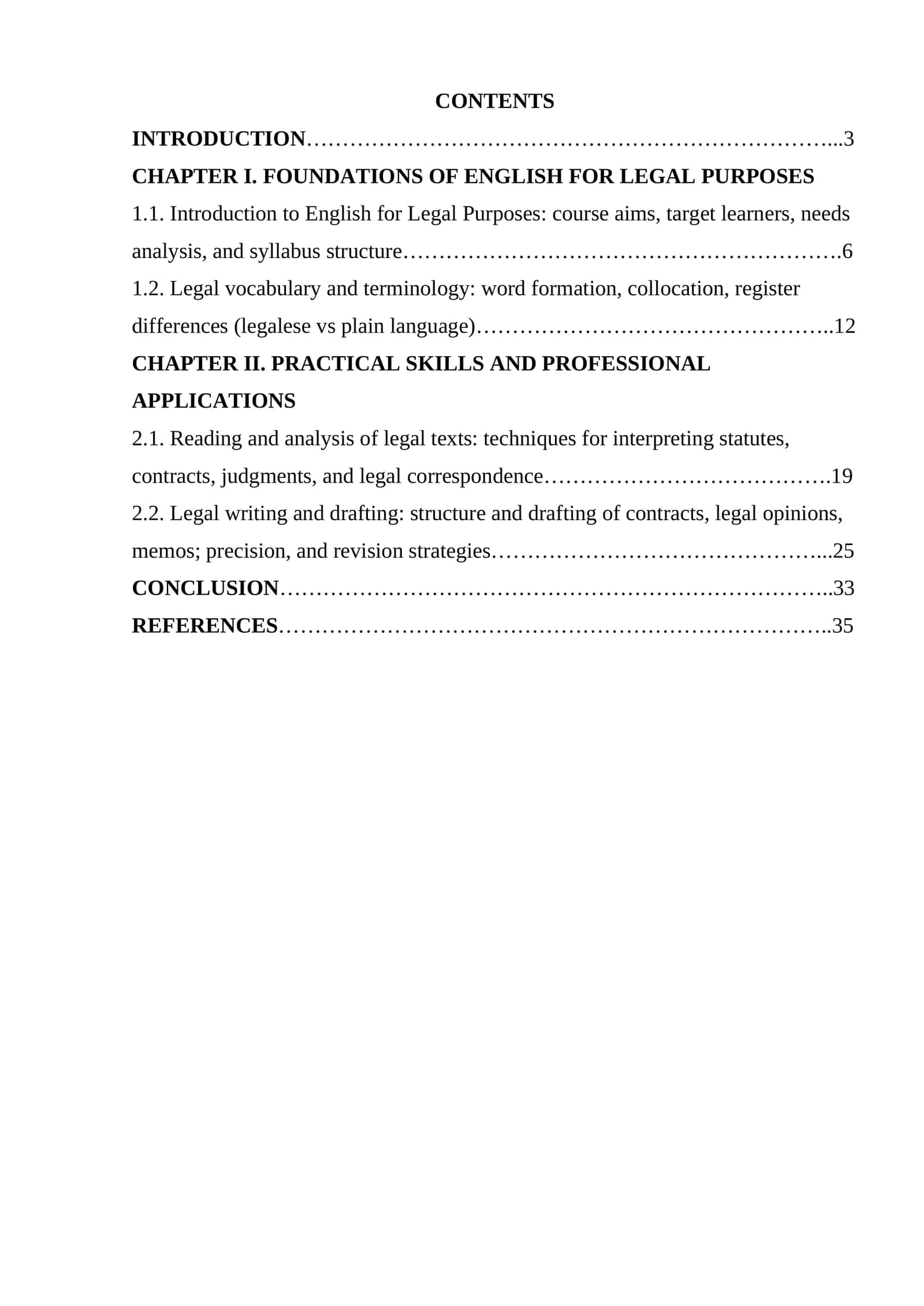 English for legal purposes