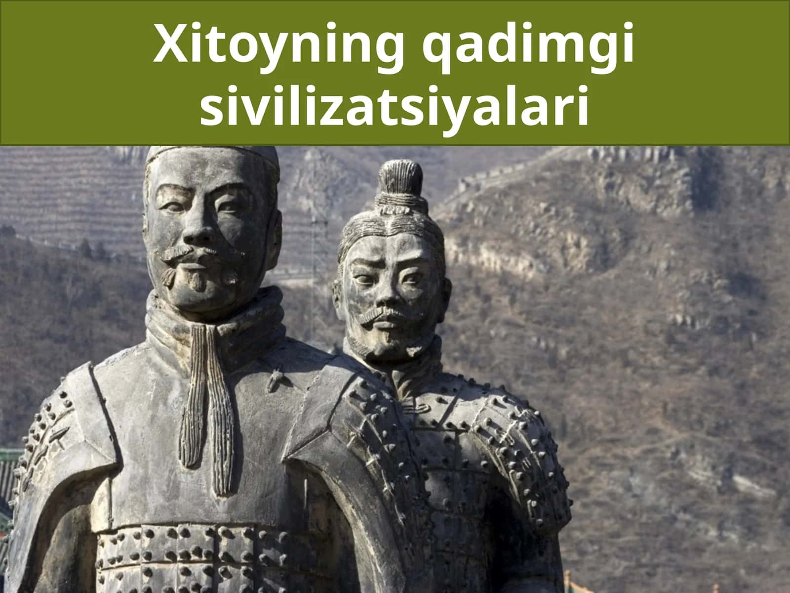 Qadimgi Xitoyning qadimgi sivilizatsiyalari