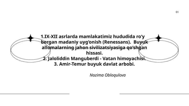 IX-XII asrlarda mamlakatimiz hududida ro‘y bergan madaniy uyg‘onish (Renessans)