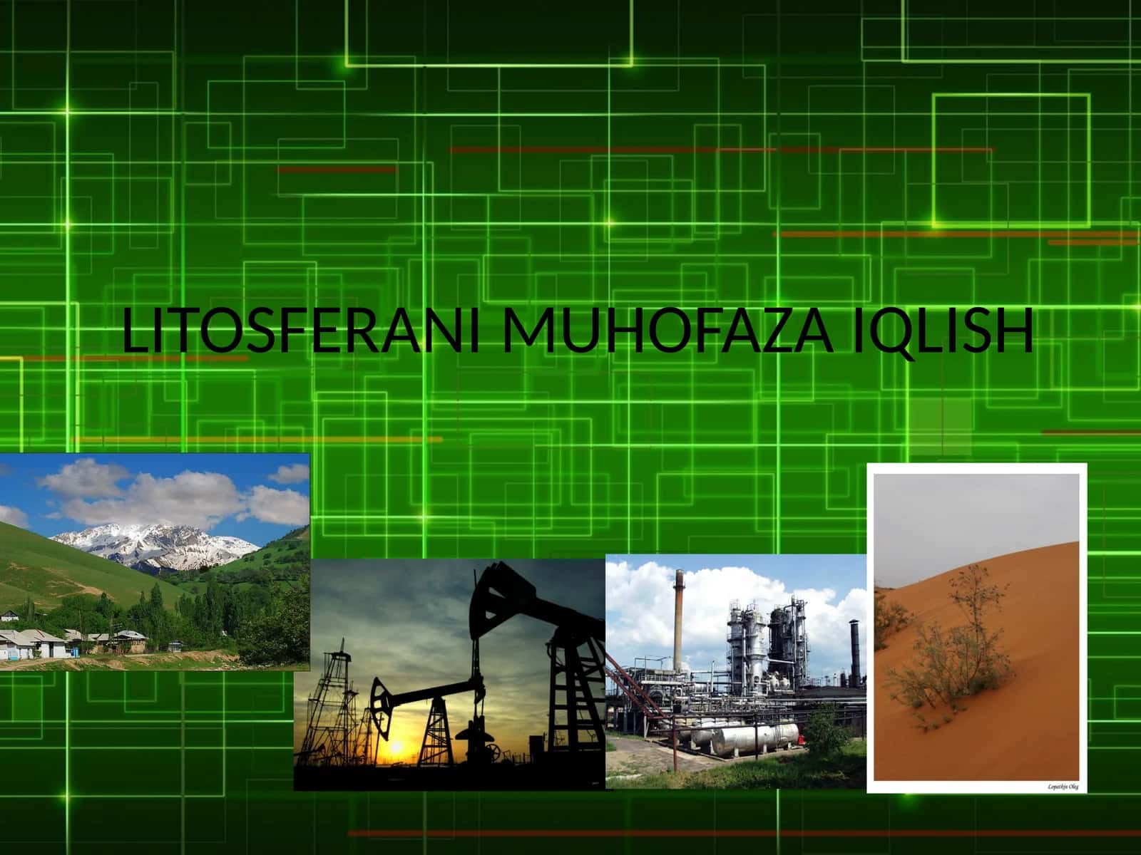 LITOSFERANI MUHOFAZA IQLISH