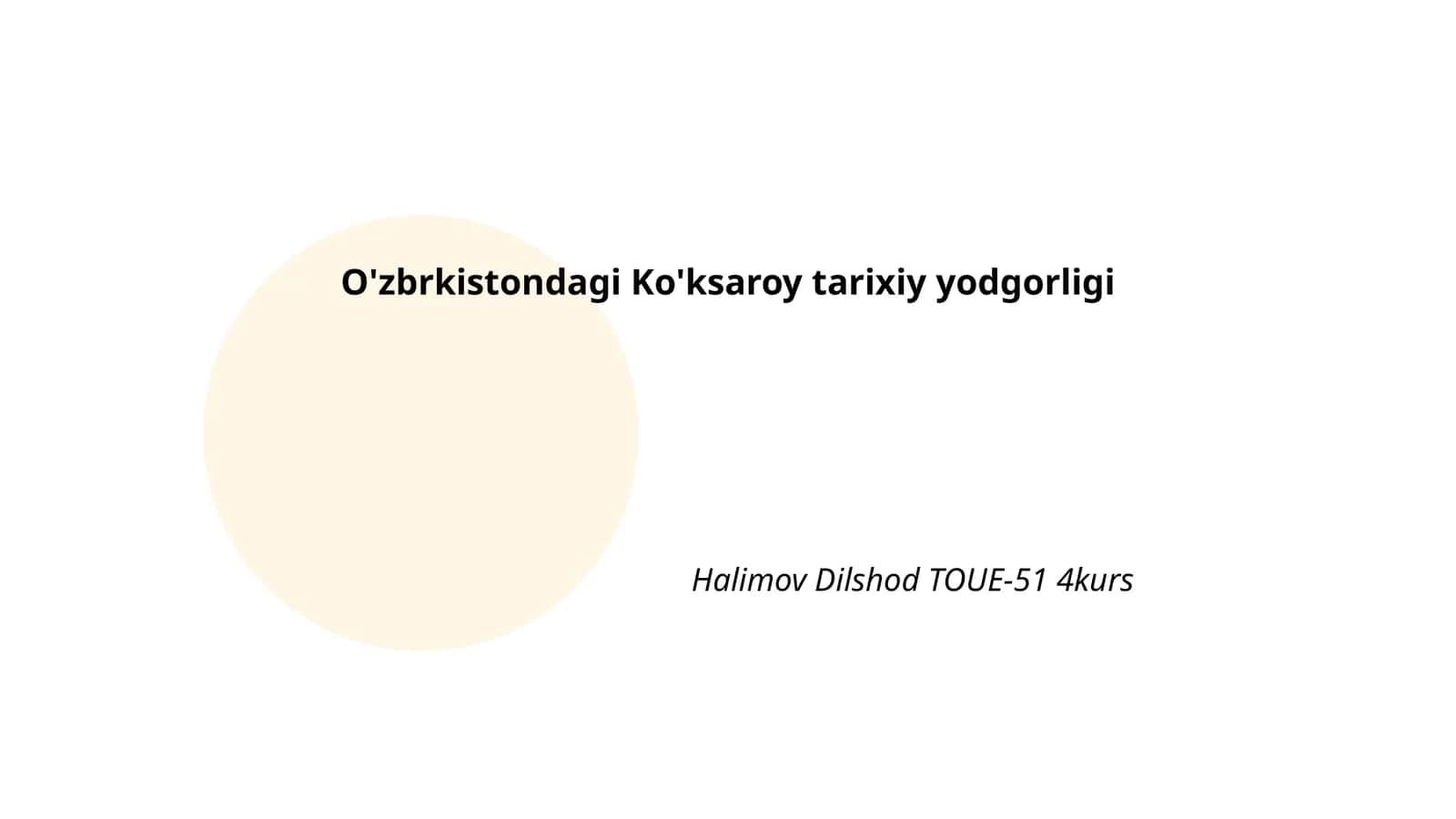 Ko'ksaroy tarixiy yodgorligi