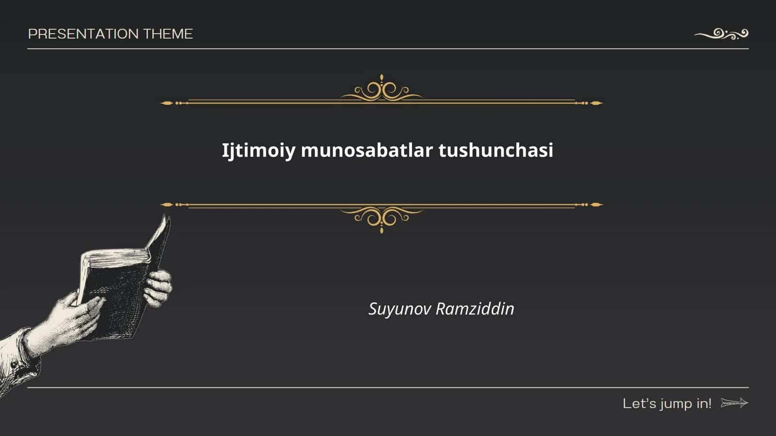 Ijtimoiy munosabatlar tushunchasi
