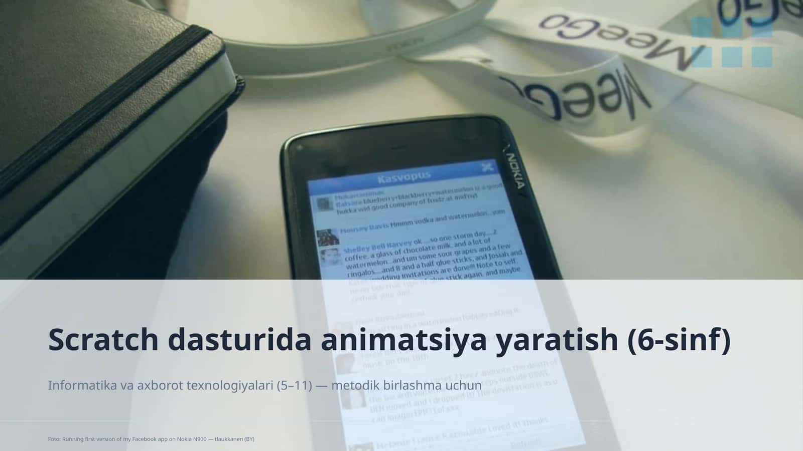 Scratch dasturida animatsiya yaratish (6-sinf)