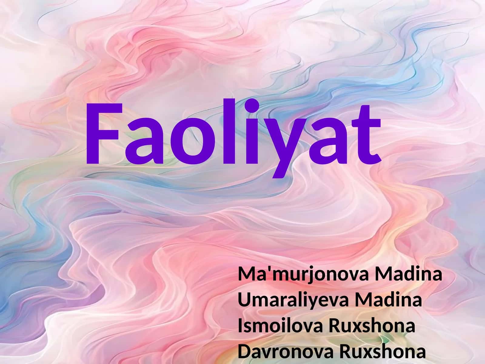 Faoliyat