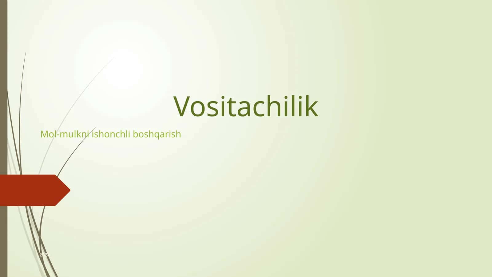 Vositachilik shartnomasi