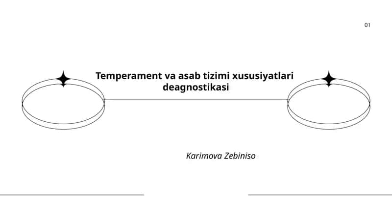 Temperament va asab tizimi xususiyatlari deagnostikasi