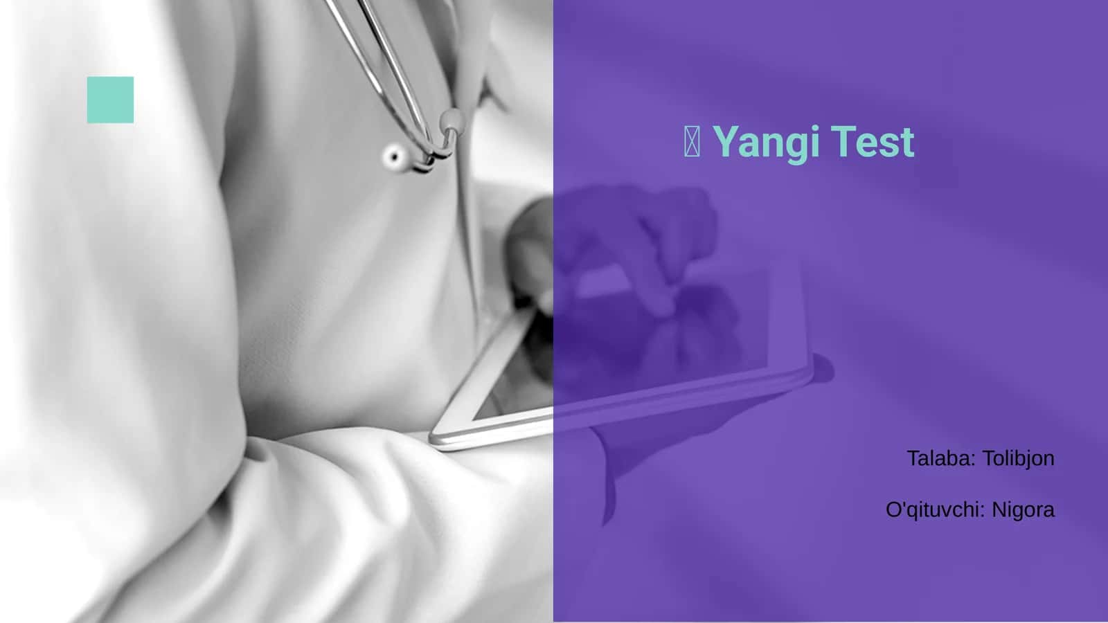 💠Yangi Test