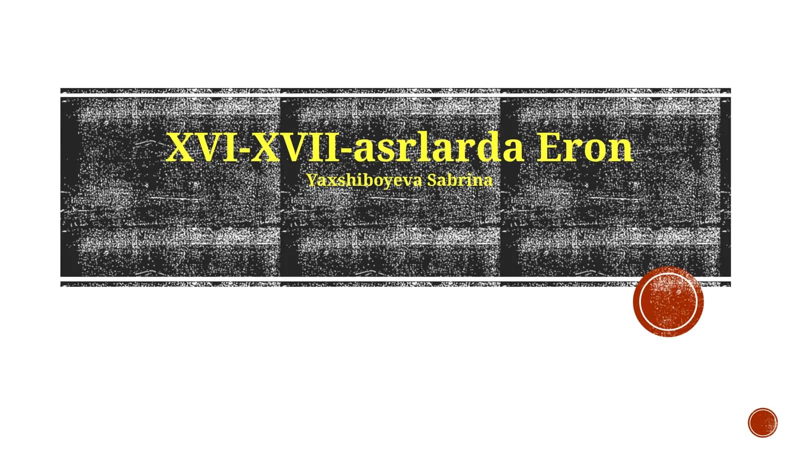 XVI-XVII asrlarda Eron