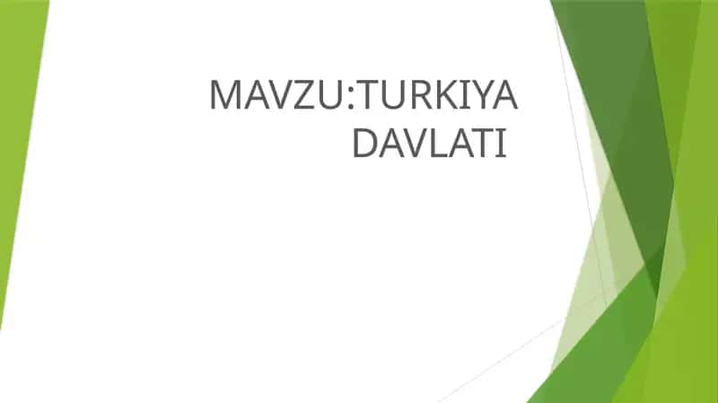 TURKIYA DAVLATI