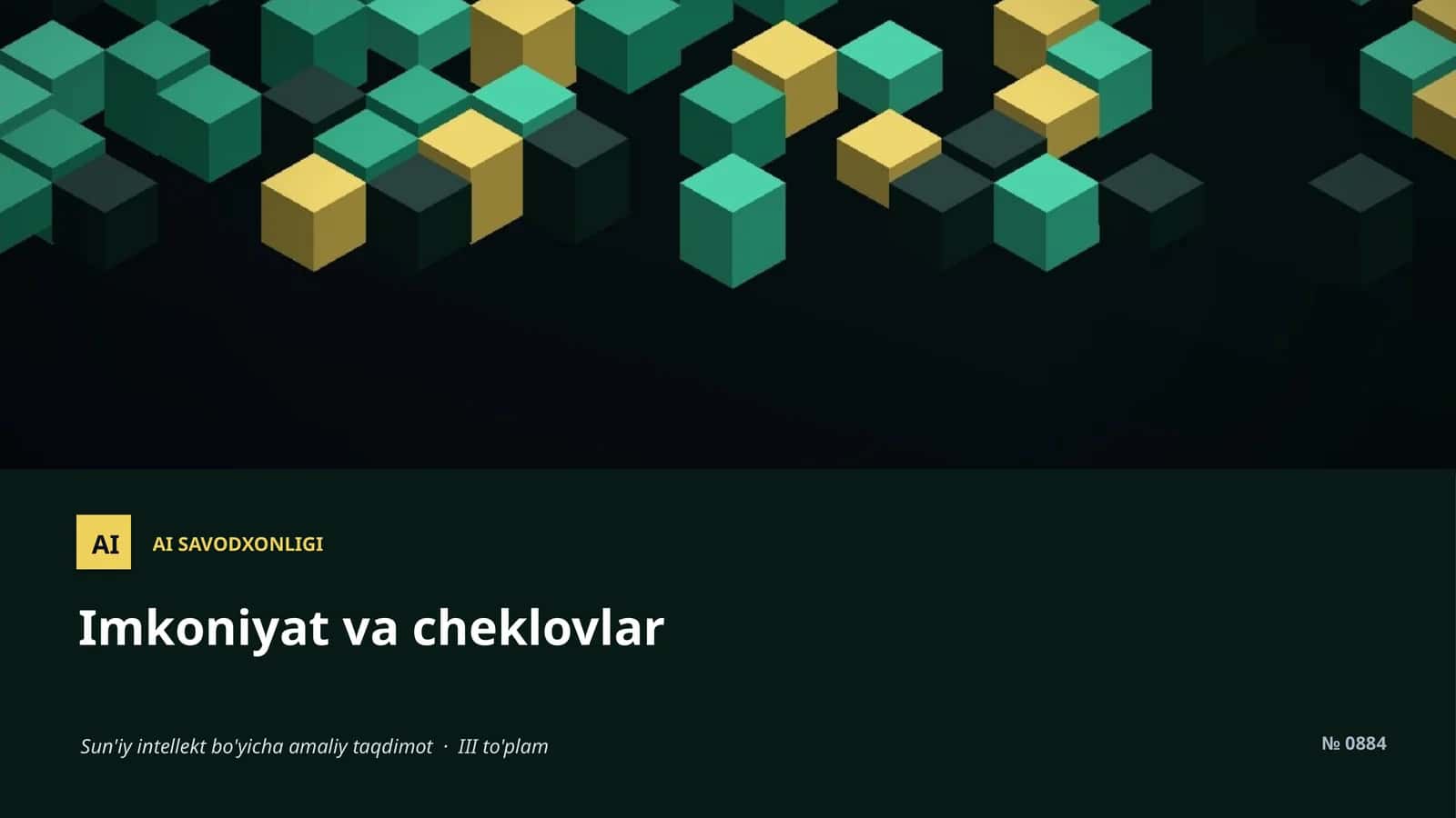 AI SAVODXONLIGI