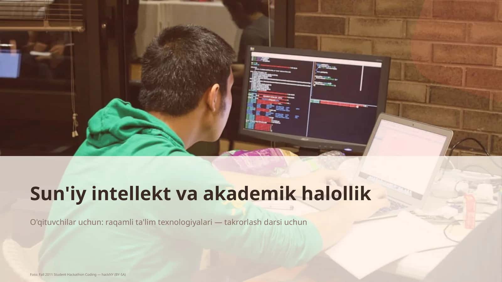 Sun'iy intellekt va akademik halollik
