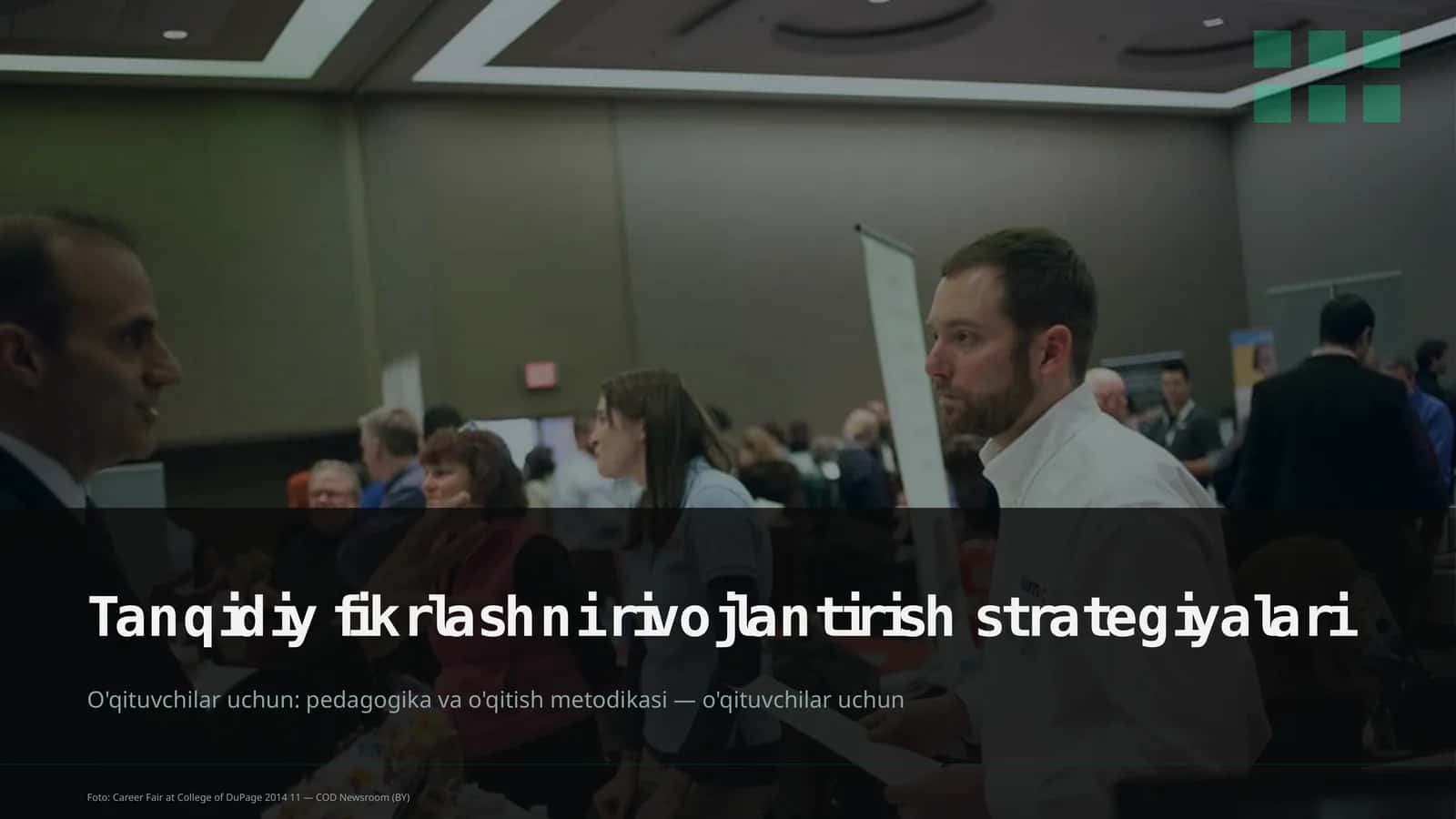 Tanqidiy fikrlashni rivojlantirish strategiyalari