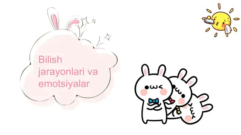 Bilish jarayonlari va emotsiyalar
