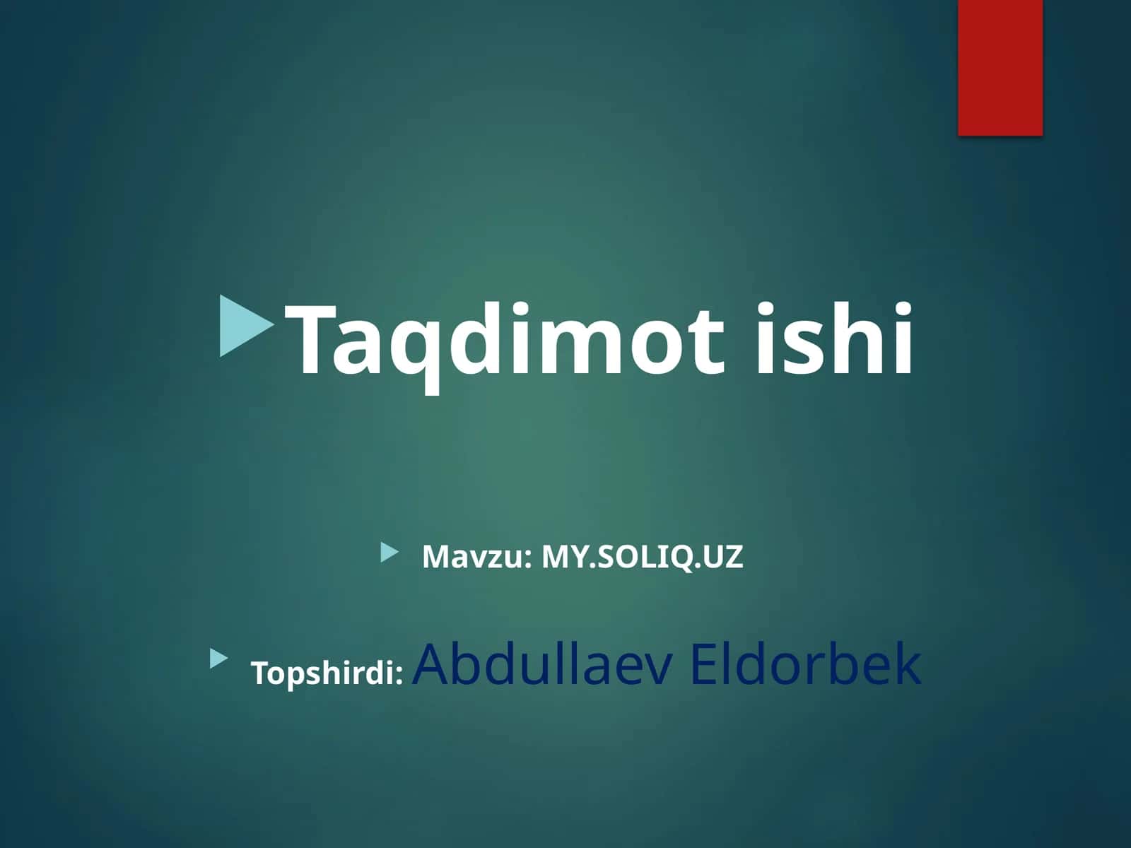 Soliq turlari