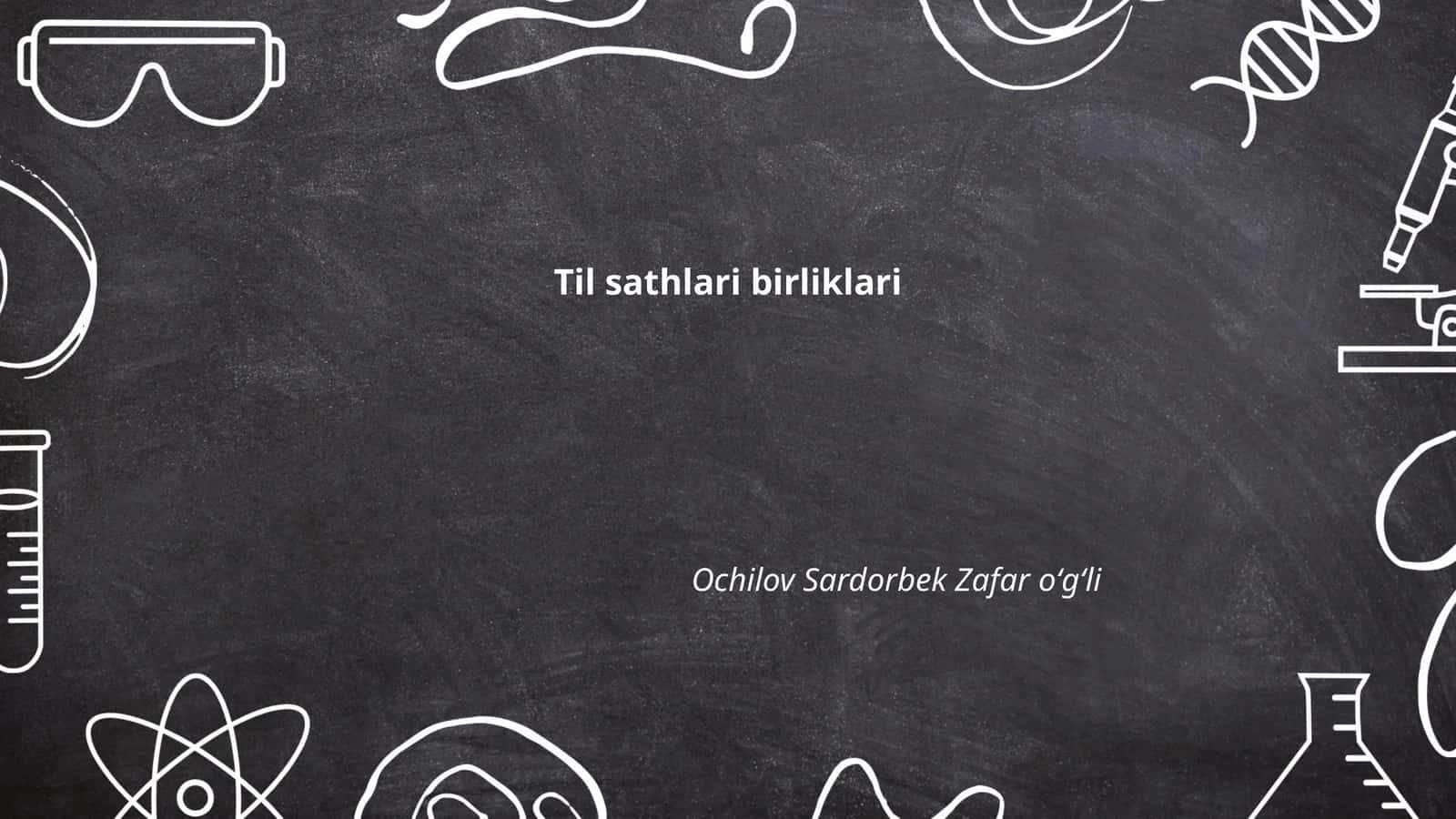 Til sathlari birliklari