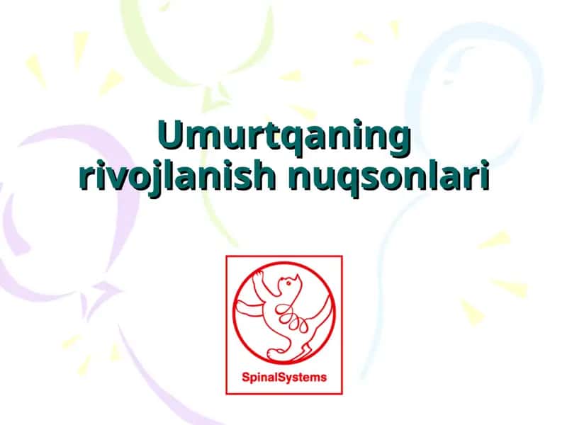 Umurtqaning rivojlanish nuqsonlari