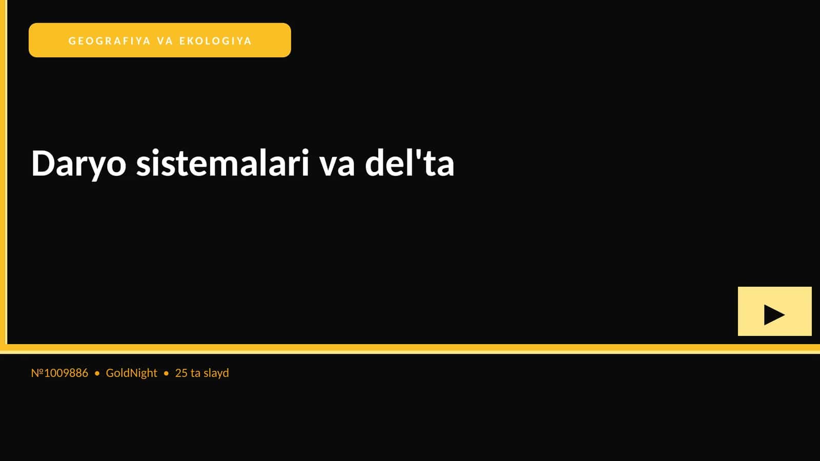 Daryo sistemalari va del'ta