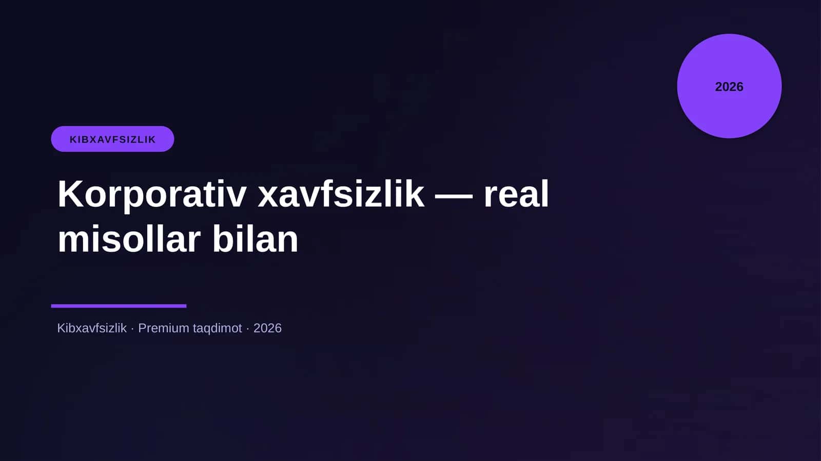 KIBXAVFSIZLIK