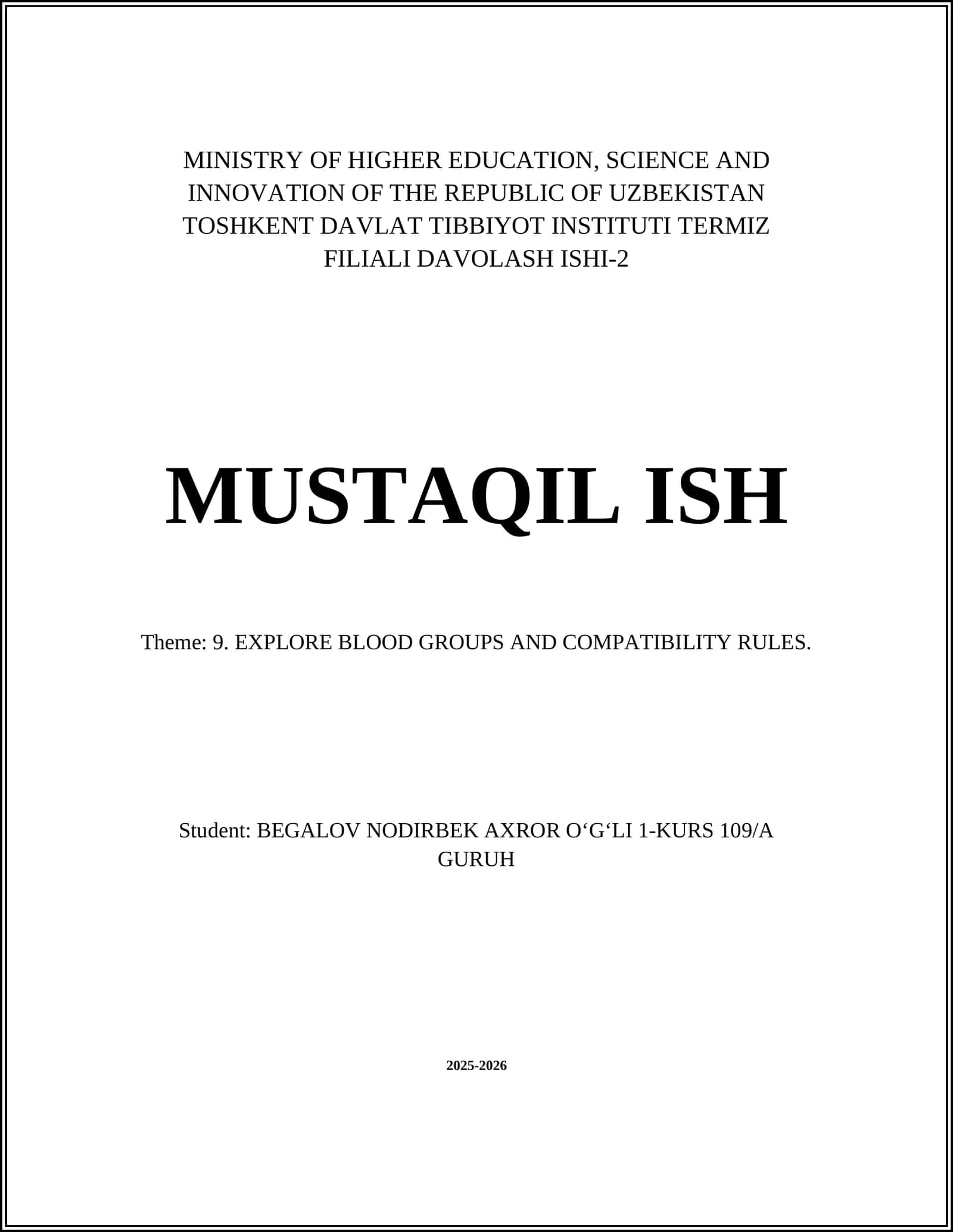 TERMIZ FILIALI DAVOLASH ISHI-2