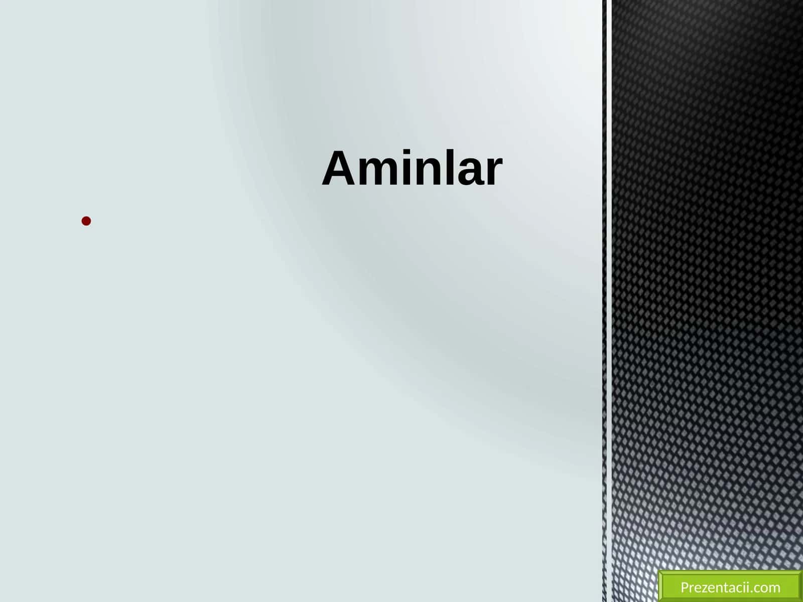 Aminlar