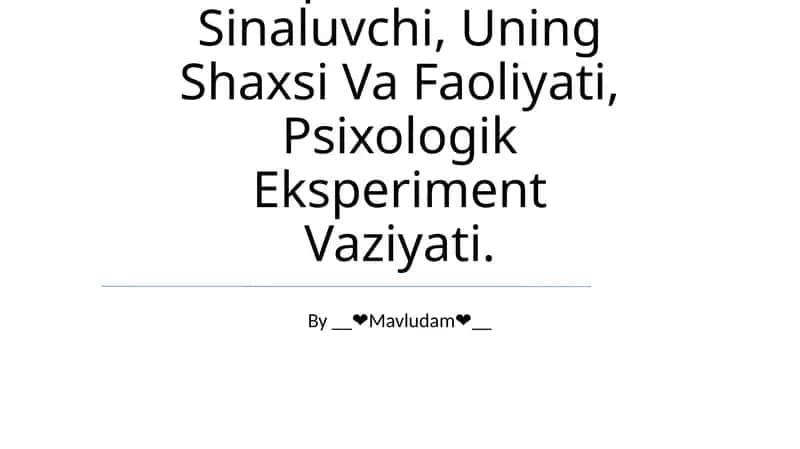 Psixologiyada Empirik Metodlar
