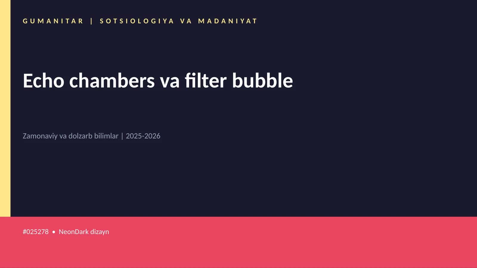 Echo chambers va filter bubble