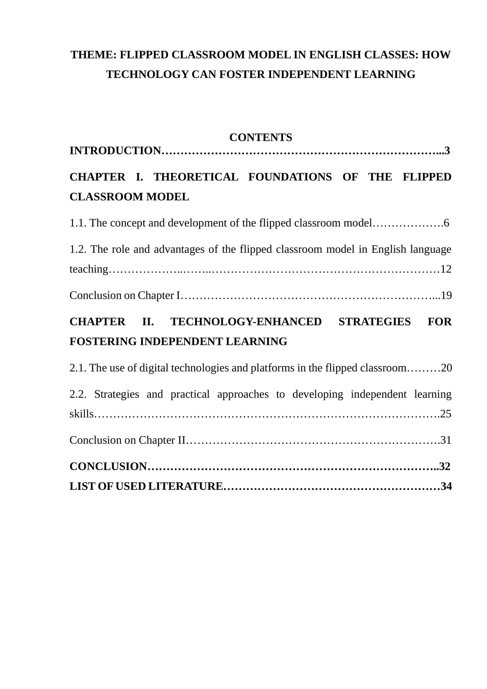 FLIPPED CLASSROOM MODEL IN ENGLISH CLASSES: HOW TECHNOLOGY CAN FOSTER INDEPENDENT LEARNING