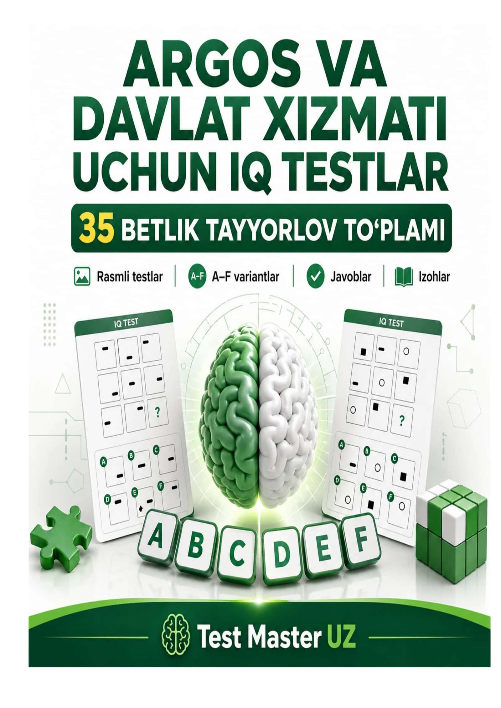 IQ va mantiqiy testlar to‘plami