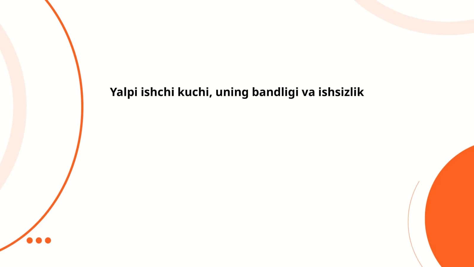 Yalpi ishchi kuchi tushunchasi