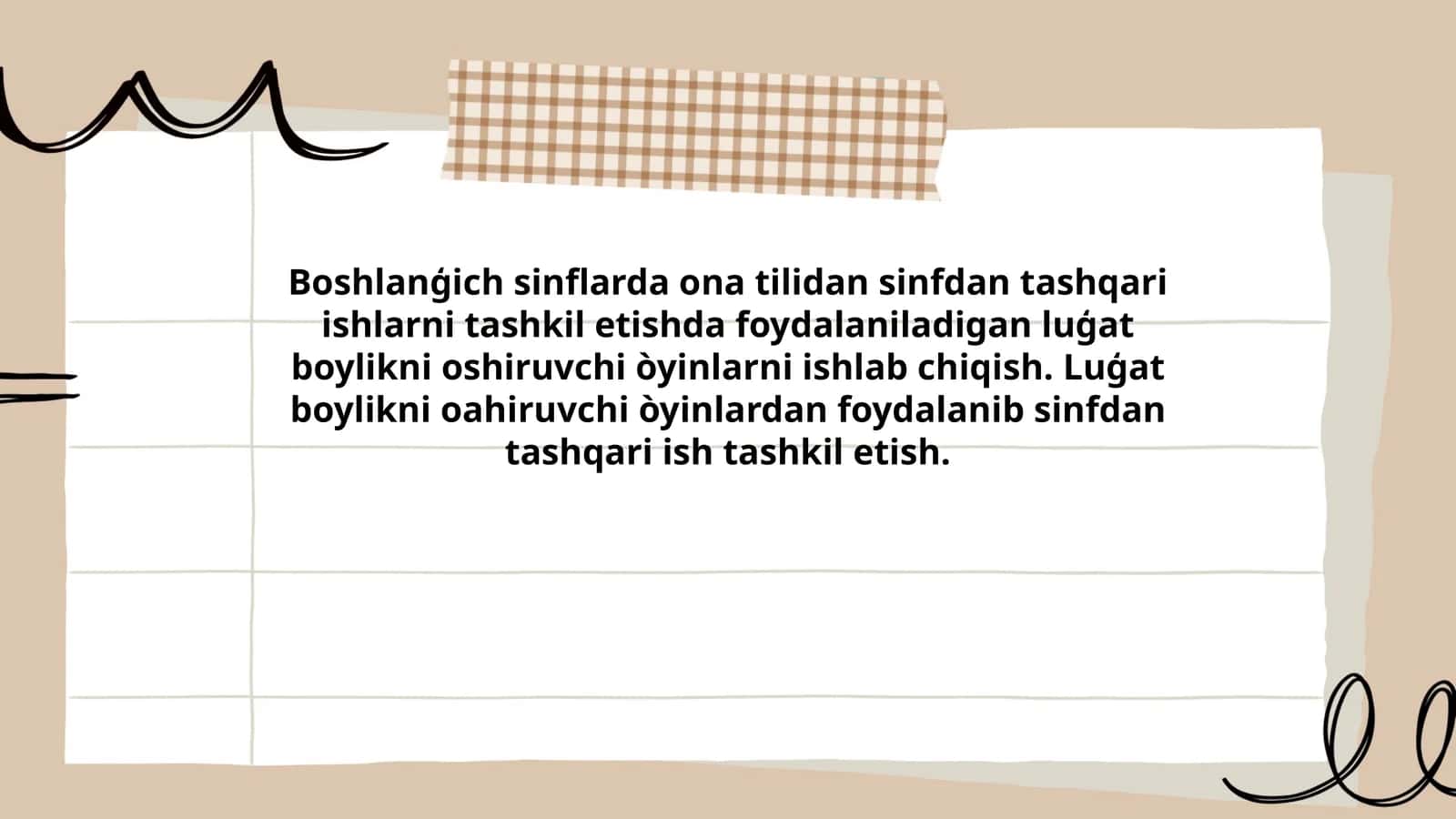Luģat boylikni oshiruvchi òyinlar