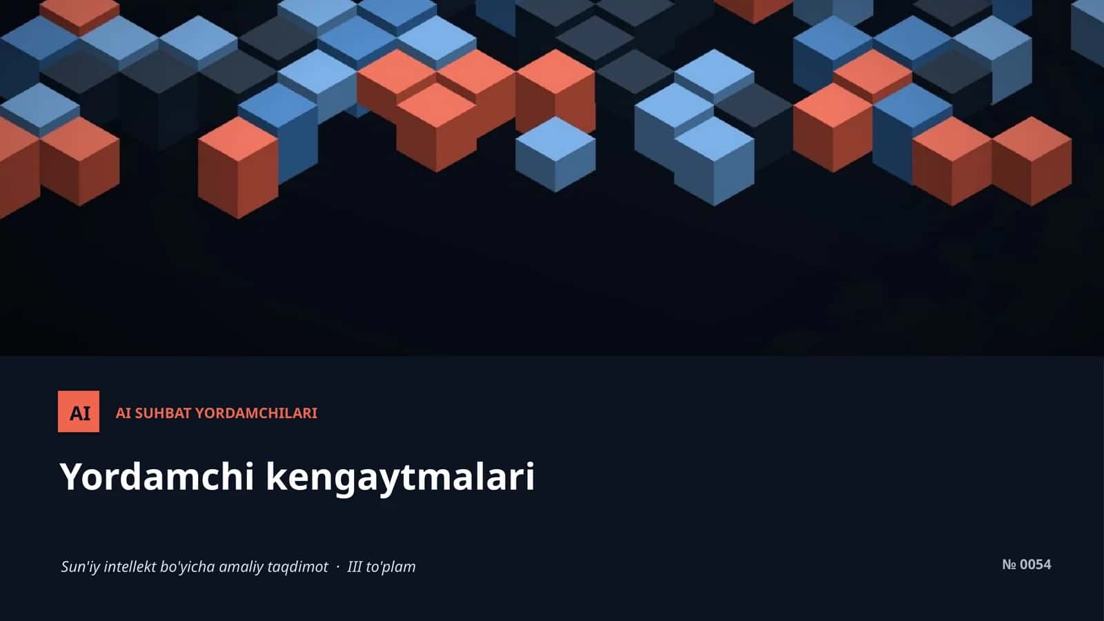 AI SUHBAT YORDAMCHILARI