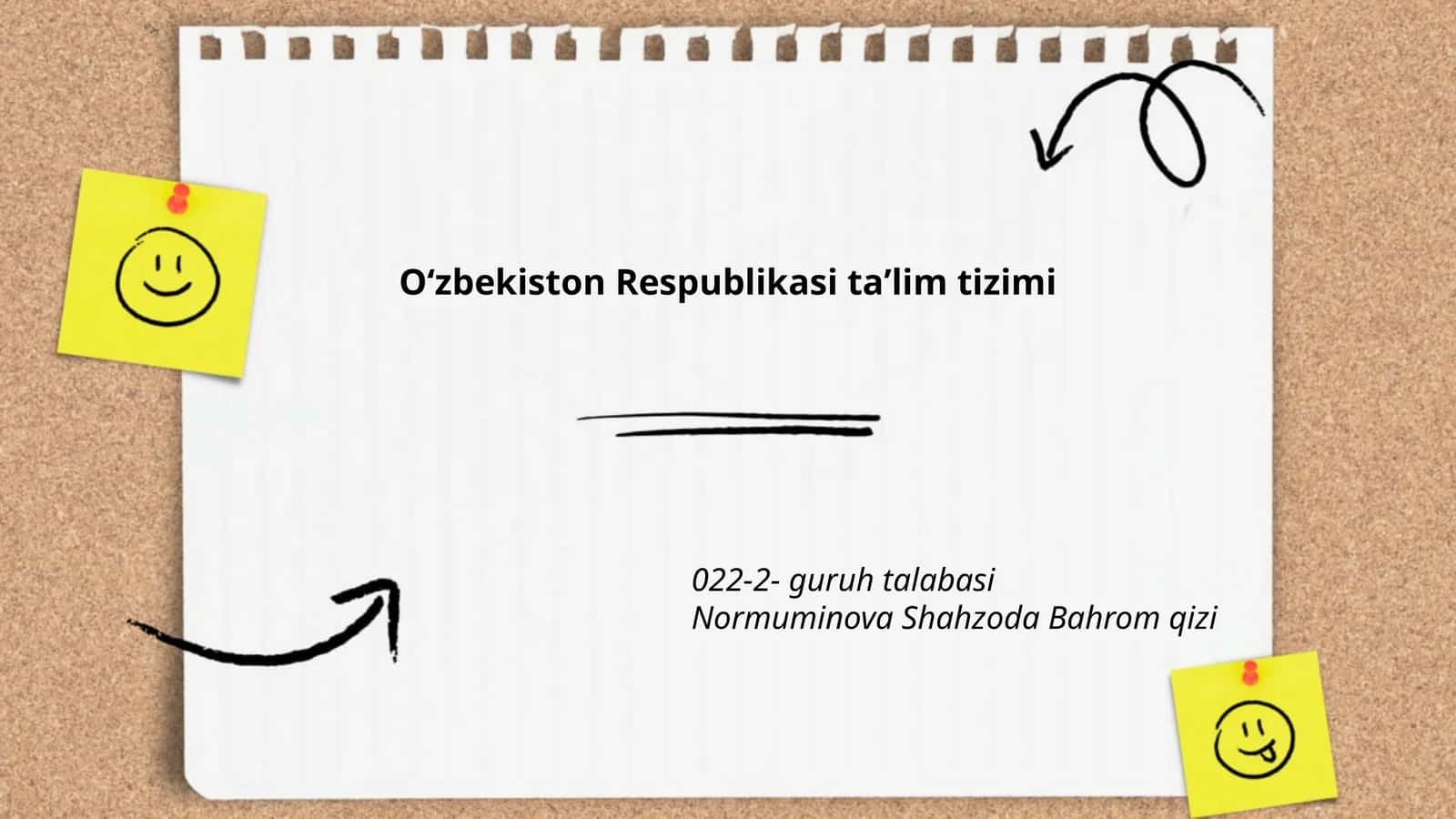 Oʻzbekiston Respublikasi taʼlim tizimi
