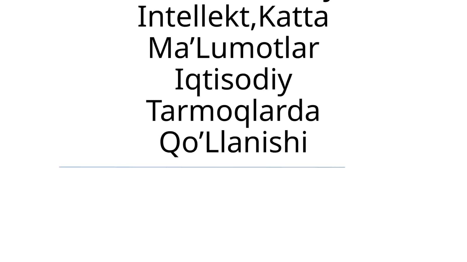 Moliya sohasida blokcheyn