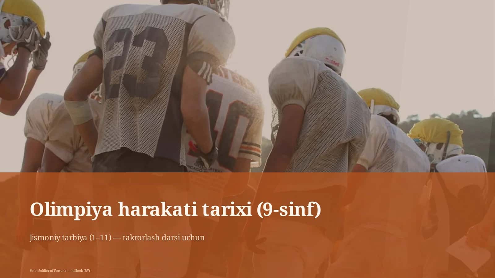 Olimpiya harakati tarixi (9-sinf)