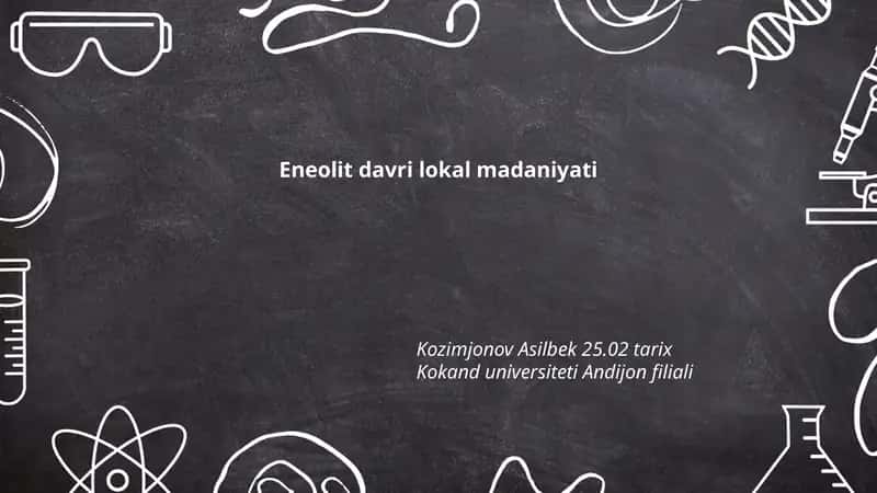 Eneolit davri lokal madaniyati