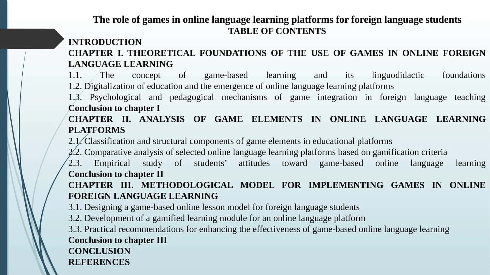 THE ROLE OF GAMES IN ONLINE LANGUAGE LEARNING PLATFORMS FOR FOREIGN LANGUAGE STUDENTS