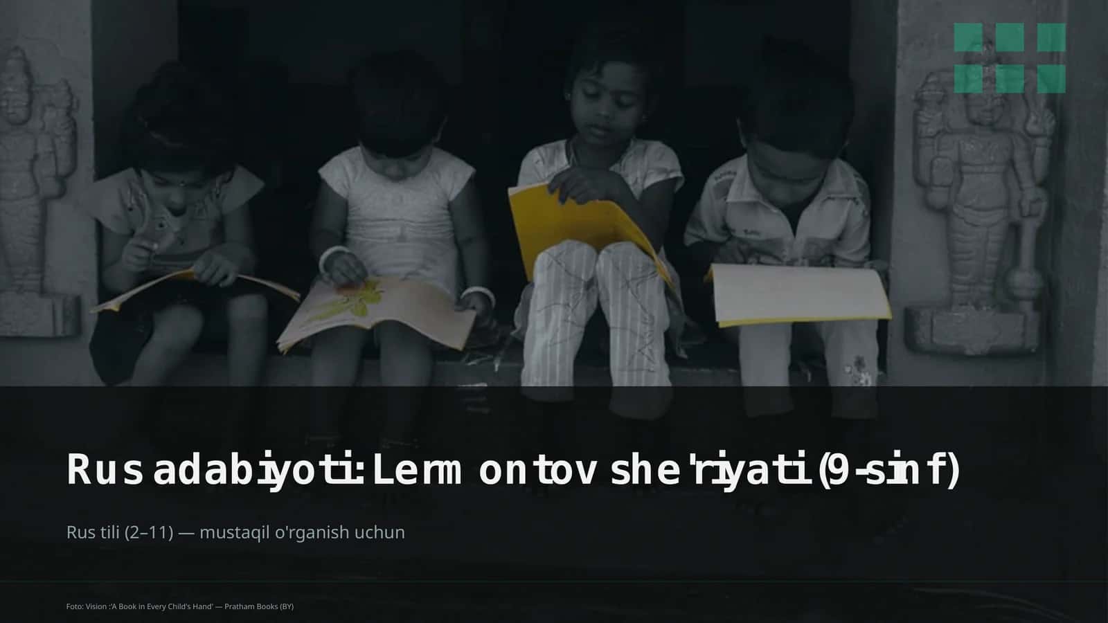 Rus adabiyoti: Lermontov she'riyati (9-sinf)