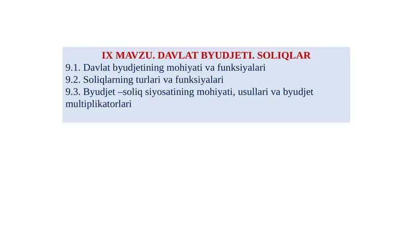 Davlat Byudjeti