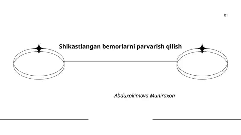 Shikastlangan bemorlarni parvarish qilish