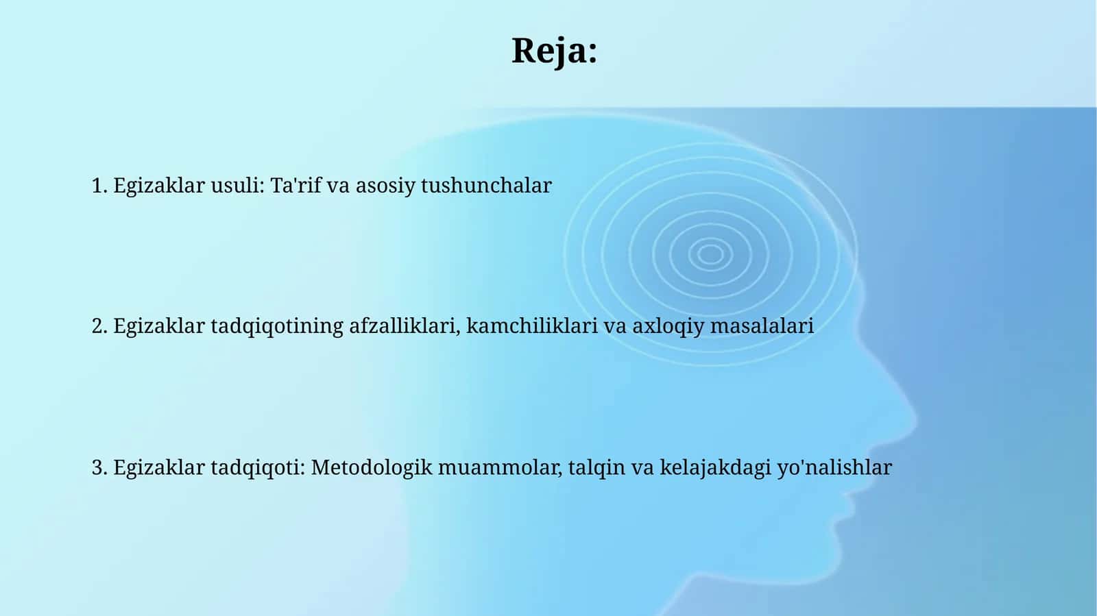 Egizaklar usuli: Ta'rif va asosiy tushunchalar