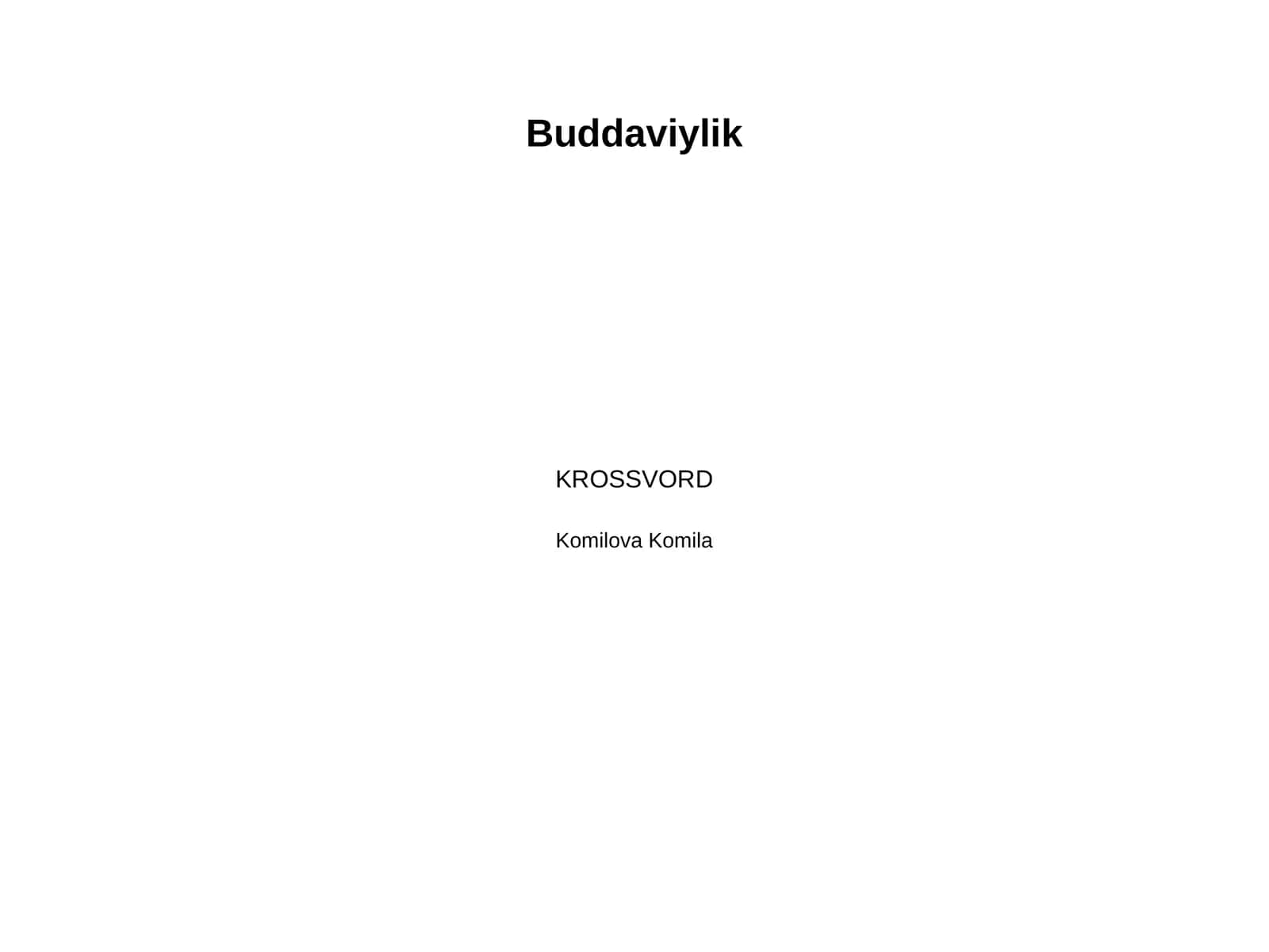 Buddaviylik dini