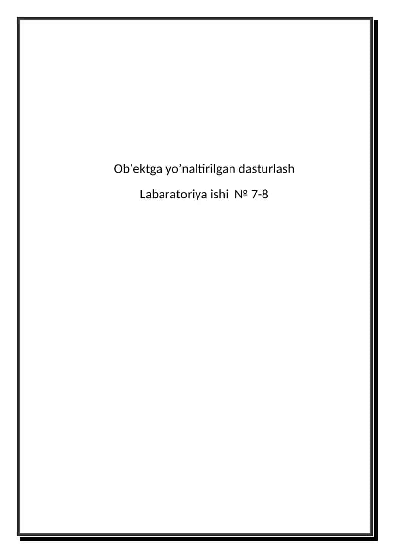 Pythonda takrorlash operatorlari