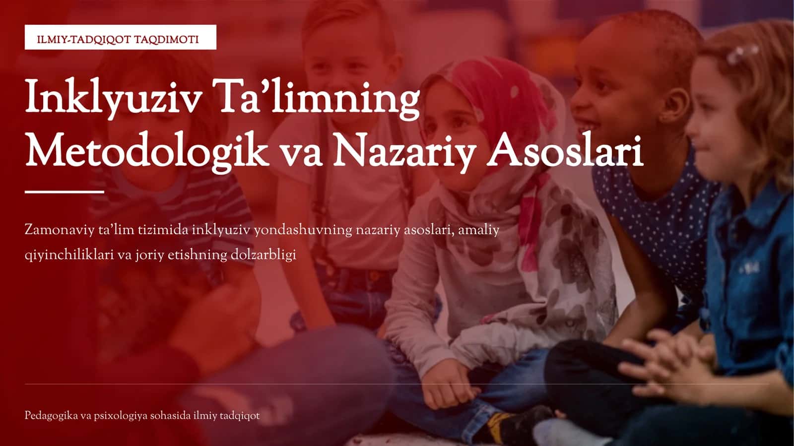 ILMIY-TADQIQOT TAQDIMOTI