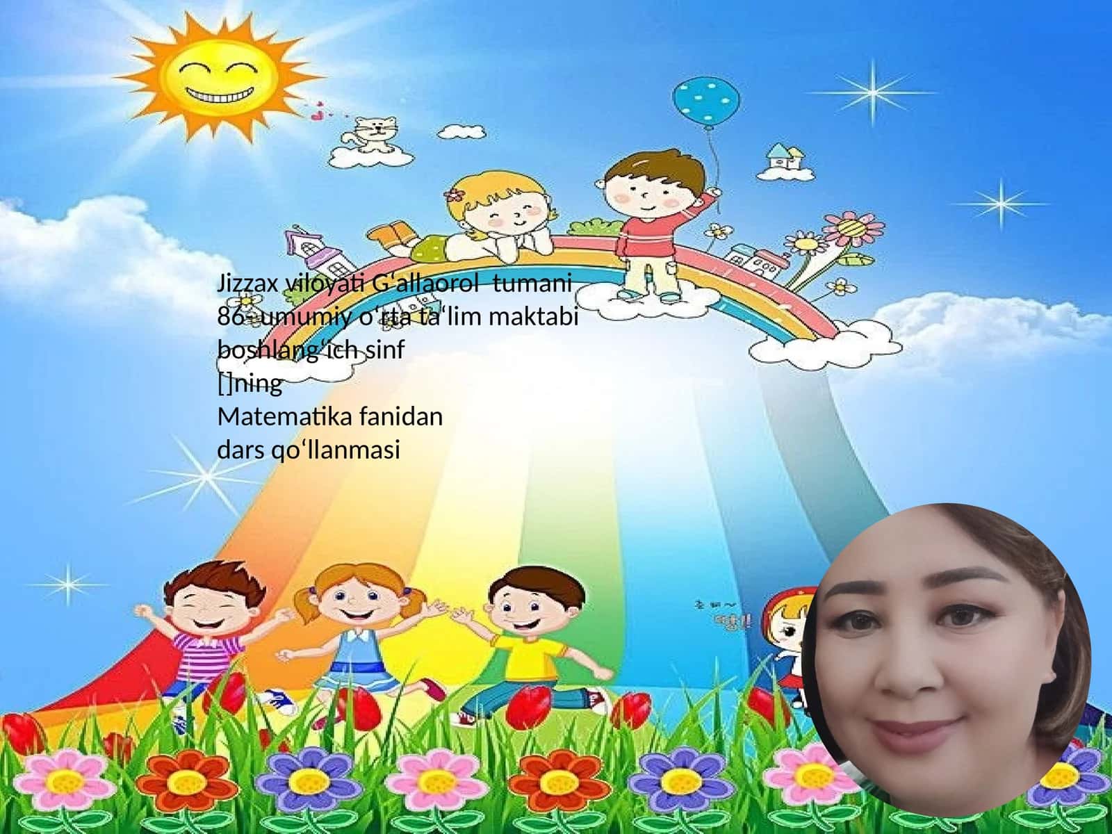 Matematika fanidan dars qo‘llanmasi