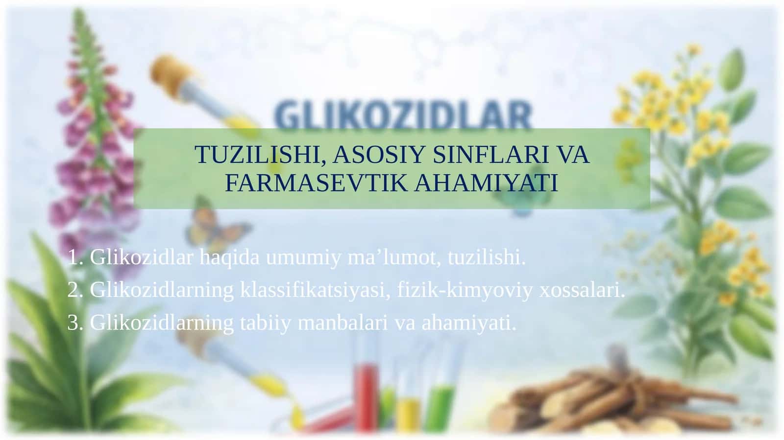 Glikozidlar