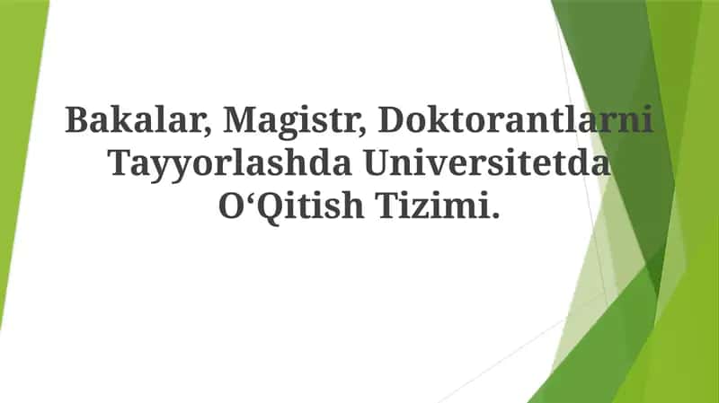 Oliy ta'lim