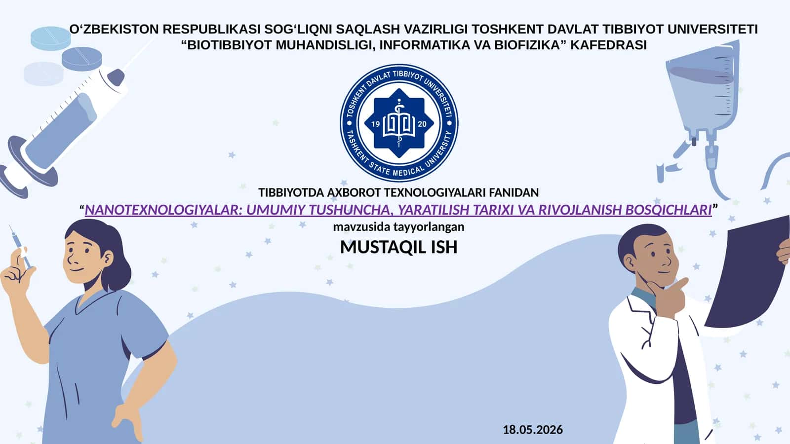 NANOTEXNOLOGIYALAR: UMUMIY TUSHUNCHA, YARATILISH TARIXI VA RIVOJLANISH BOSQICHLARI