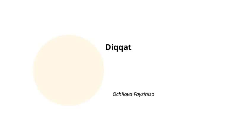 Diqqat va idrok