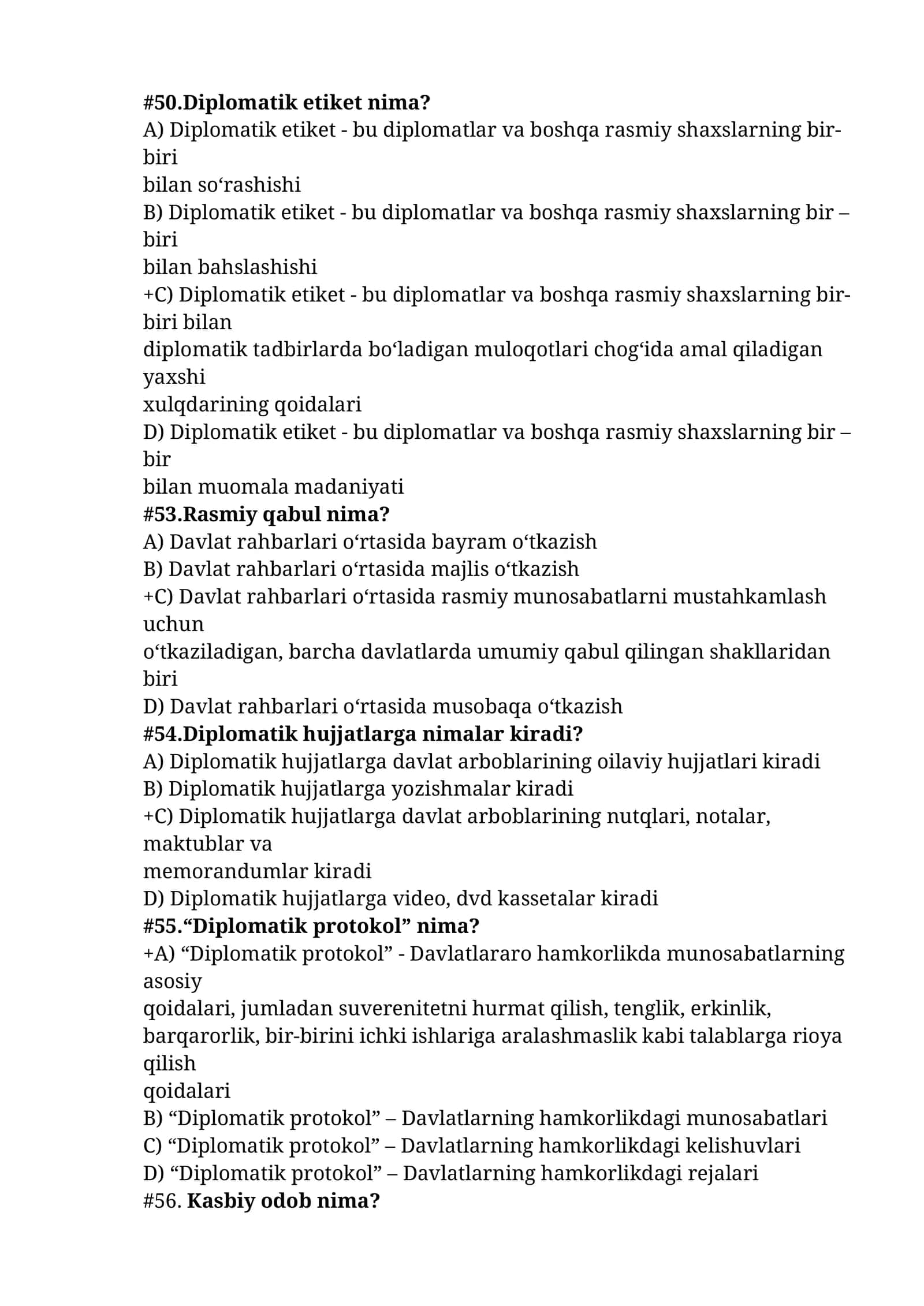 Diplomatik etiket nima?