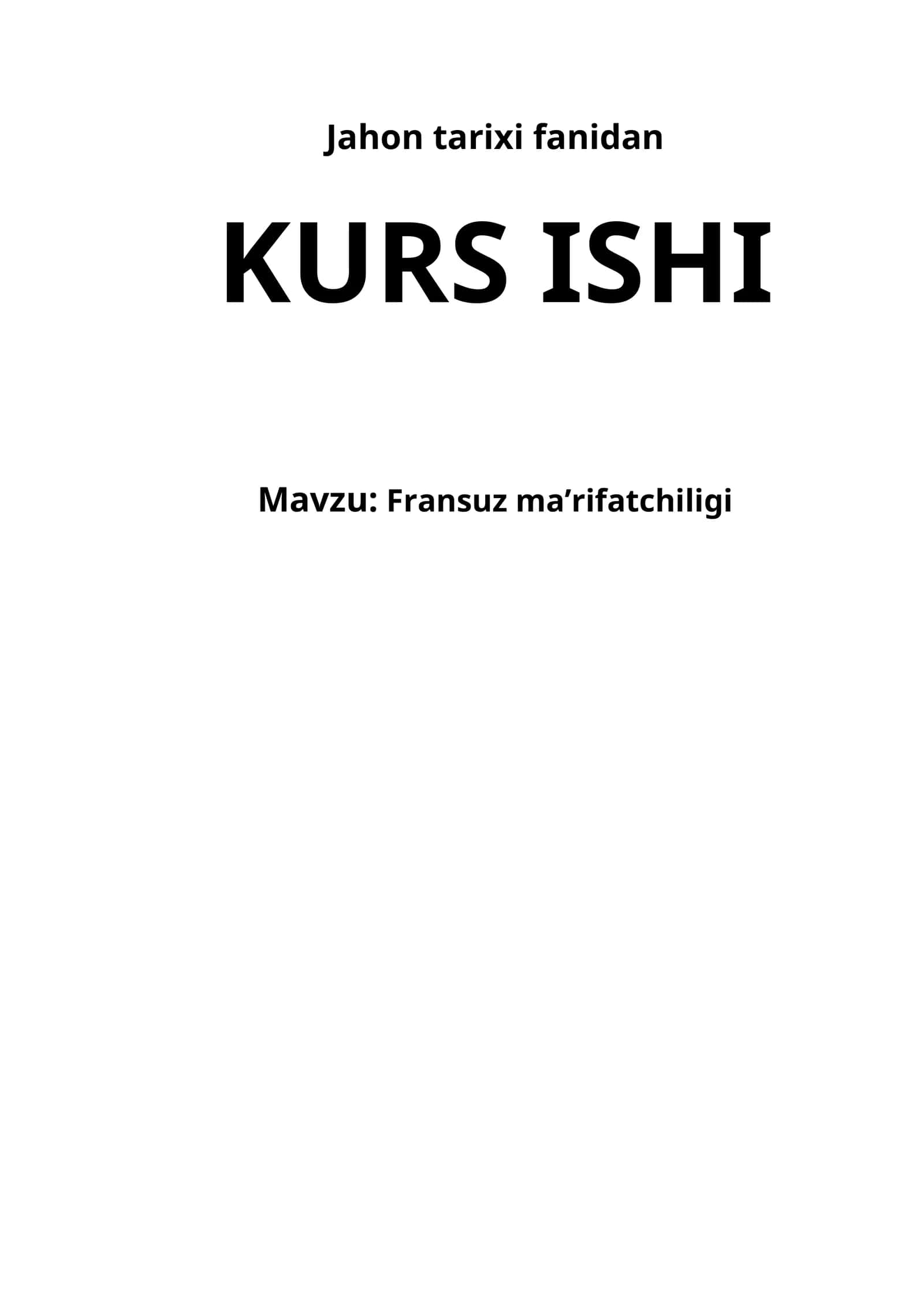 Fransuz ma’rifatchiligi